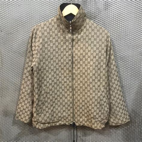 vintage gucci monogram trucker jacket|Vintage Gucci Jackets .